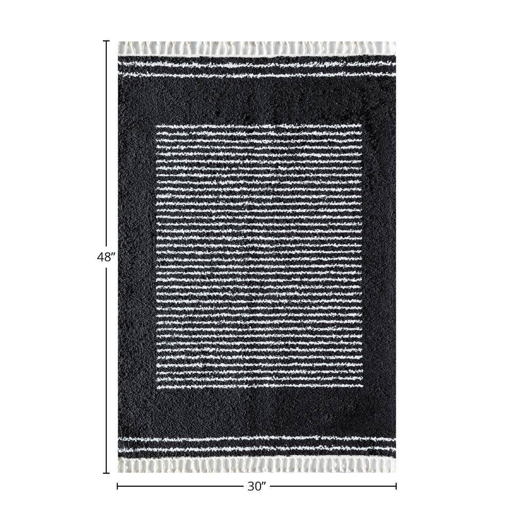 Colletti Bennett Modern Ebony Twilight Area Rug