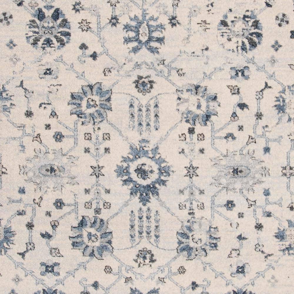 Charleston CHL413 Loomed Indoor Area Rug - Ivory/Blue - 8'x10' - Safavieh