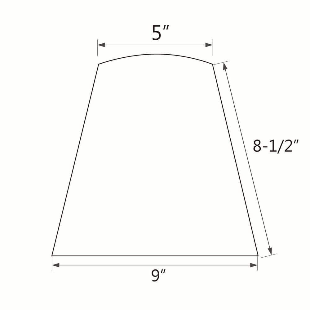 8.5'' H Tetoron Rayon Fabric Empire Lamp Shade