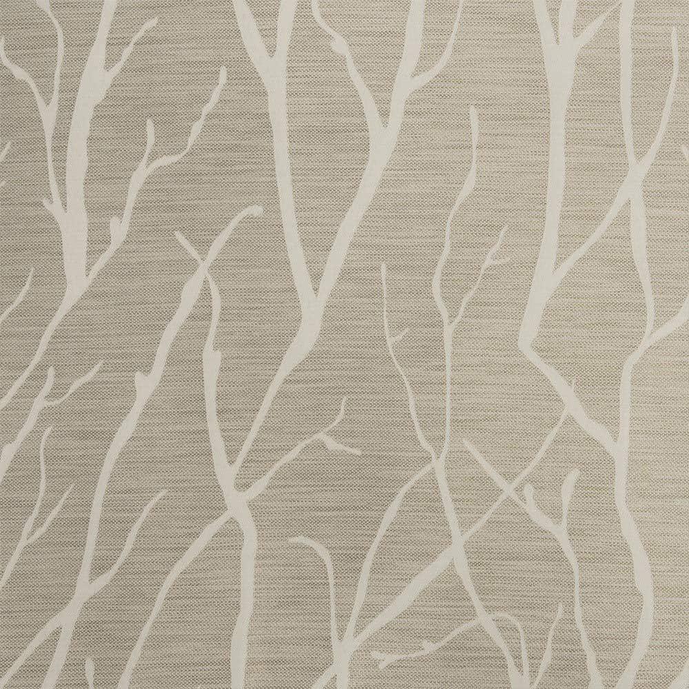 EXCLUSIVE HOME Forest Hill Woven Room Darkening Blackout Grommet Top Curtain Panel Pair, 52"x84", Natural