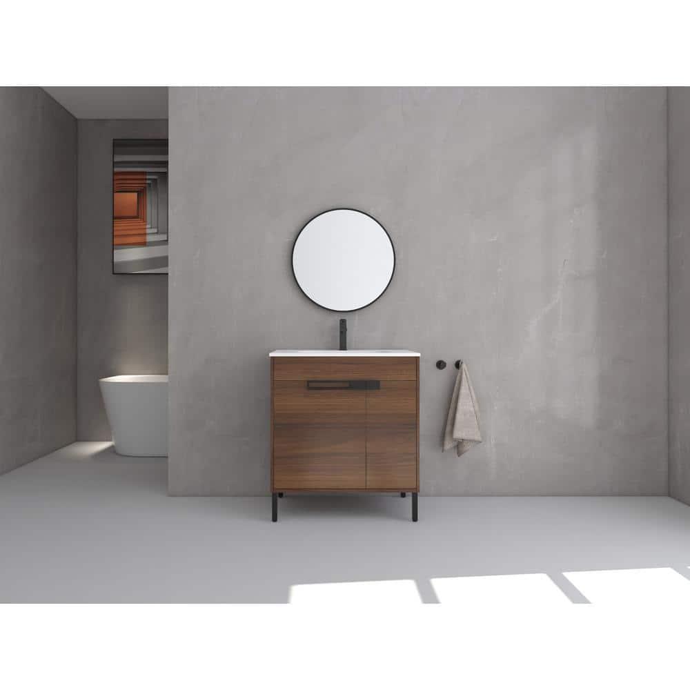 30" SINK VANITY WITH KD PACKAGE, PLYWOOD, SMC TOP, NO FAUCET