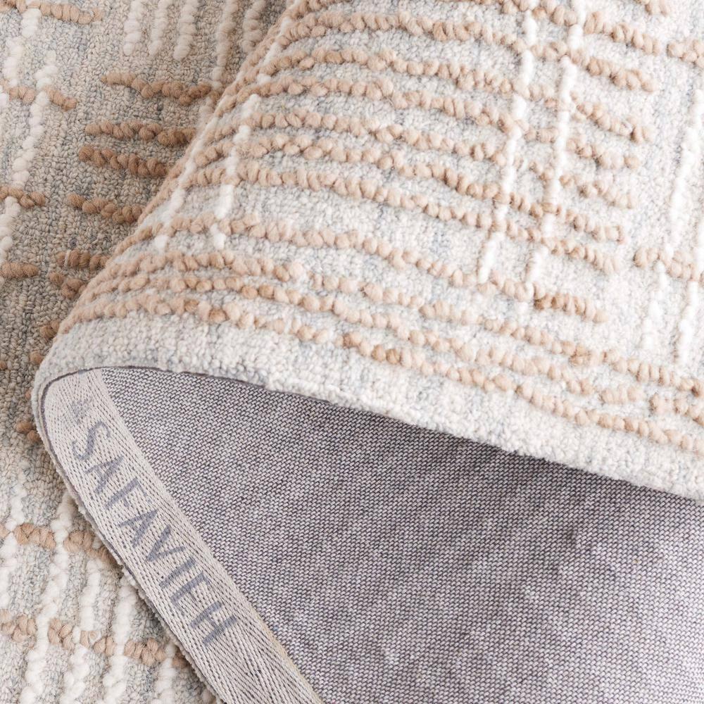 SAFAVIEH Abstract Milan Striped Area Rug, Sage/Taupe, 9' x 12'