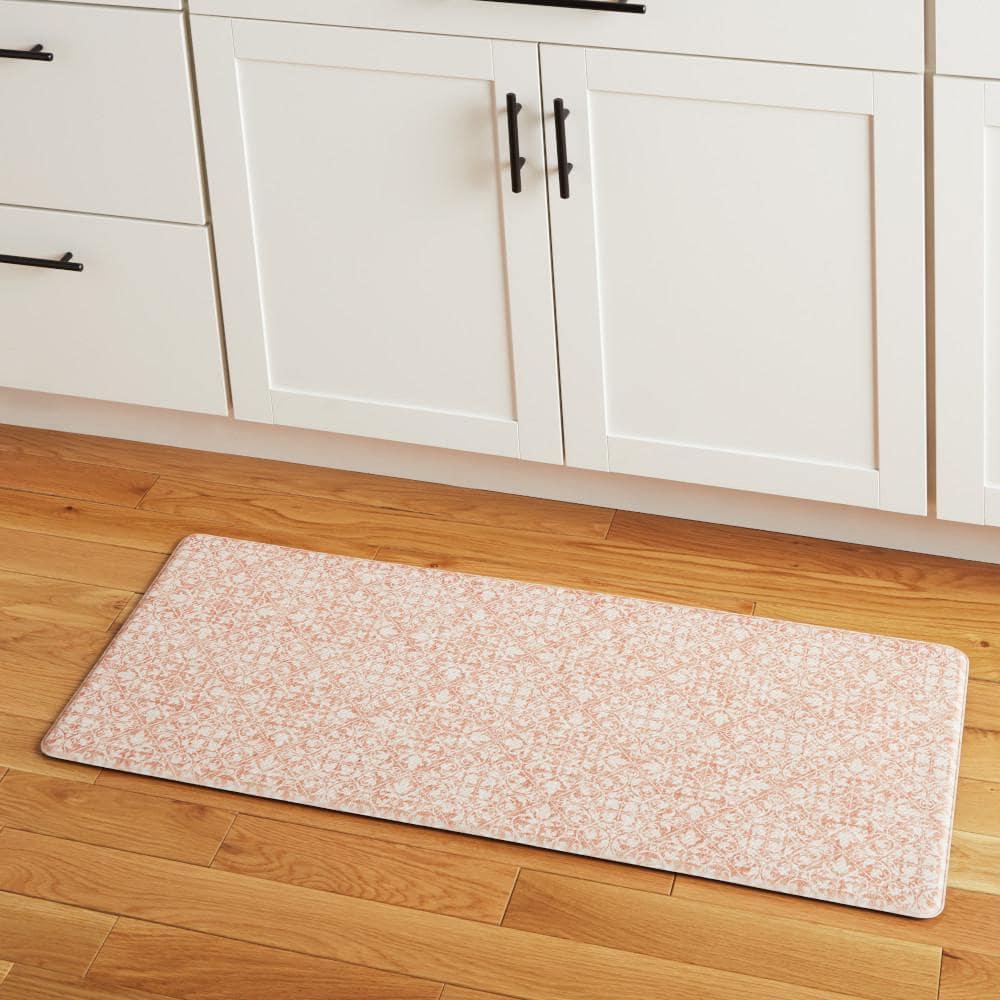 Town & Country Living TOWN & COUNTRY BASICS Comfort Plus Non-Slip Backing Vintage Medallion Tile Anti Fatigue Comfort Mat