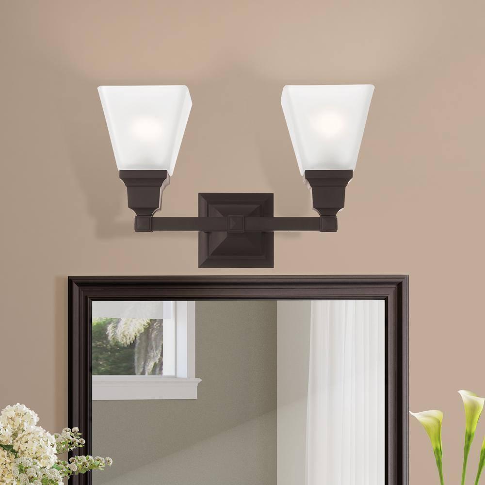 Livex Lighting Mission 2 - Light Vanity in  Polished Chrome
