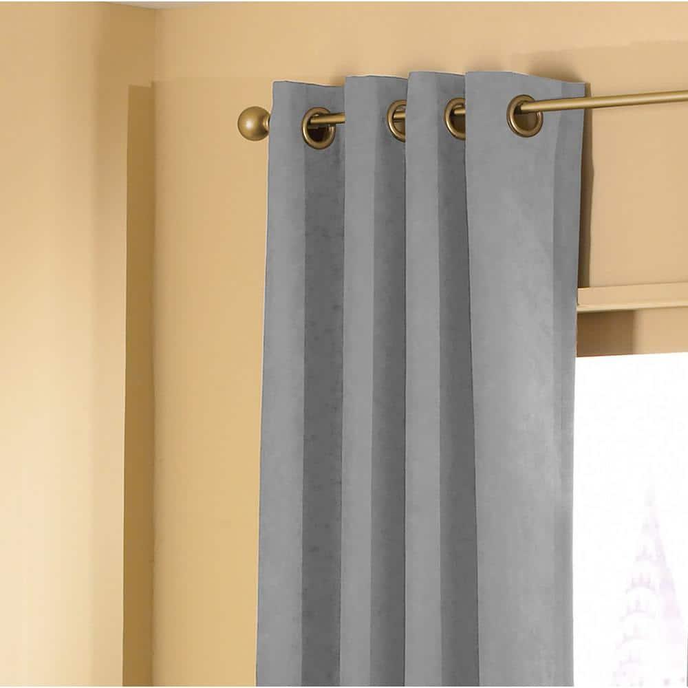 Winston Porter Curtainworks Boehme Solid Room Darkening Grommet Single Curtain Panel
