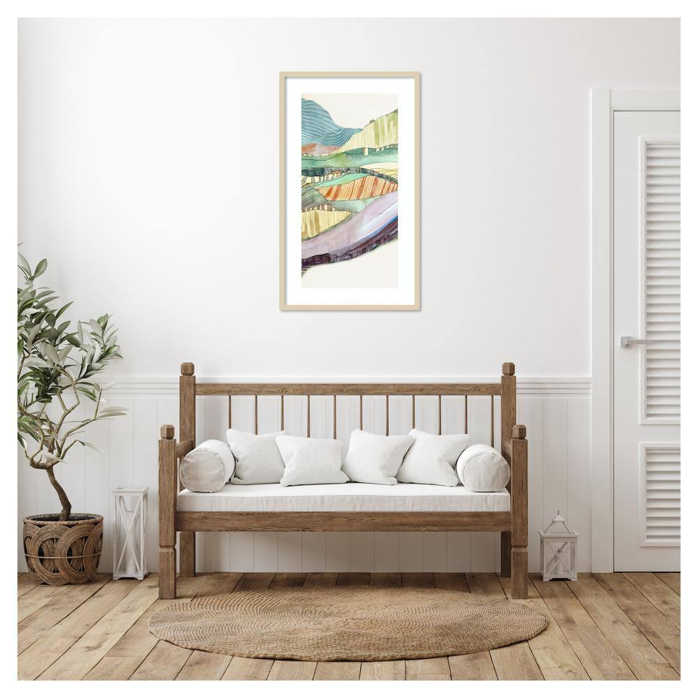 Amanti Art 24"x41" Movements by Jacob Q Wood Framed Wall Art Print