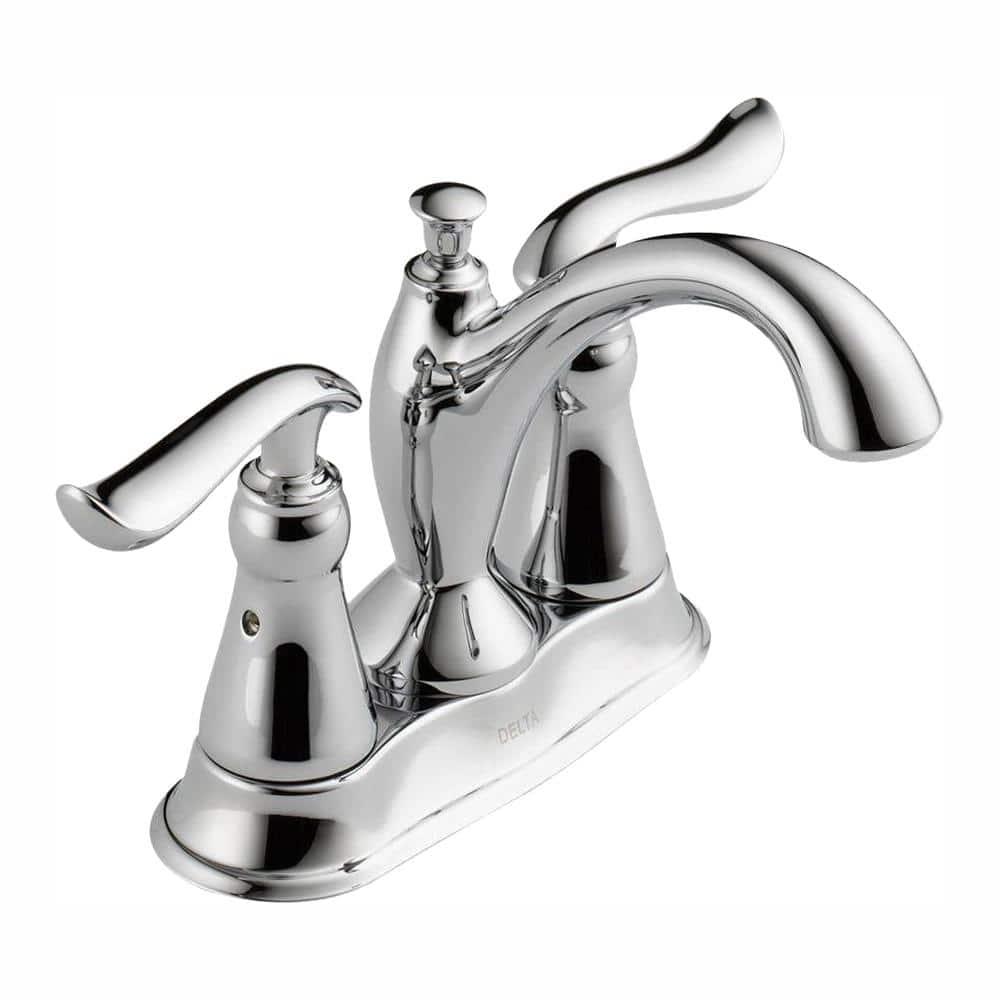 Linden Centerset Bathroom Faucet with Drain Assembly, 2-handle Bathroom Sink Faucet