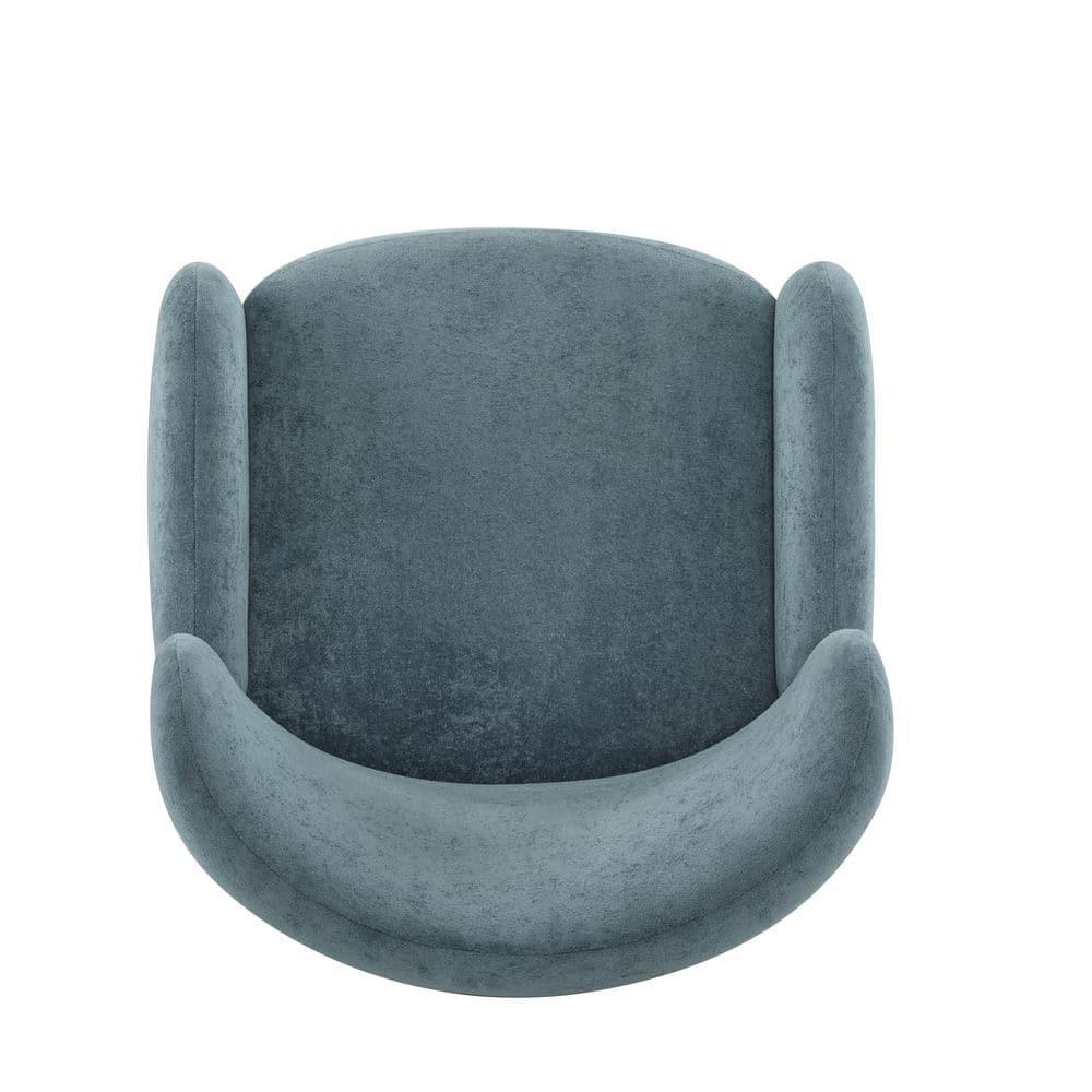 Christopher Knight Home Langston Velvet Upholstered Wingback Accent Chair