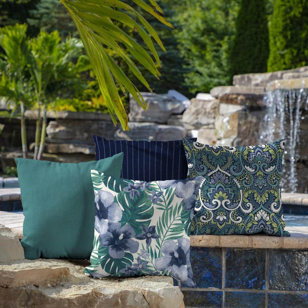 ARDEN Salome Outdoor Floral Throw Pillow