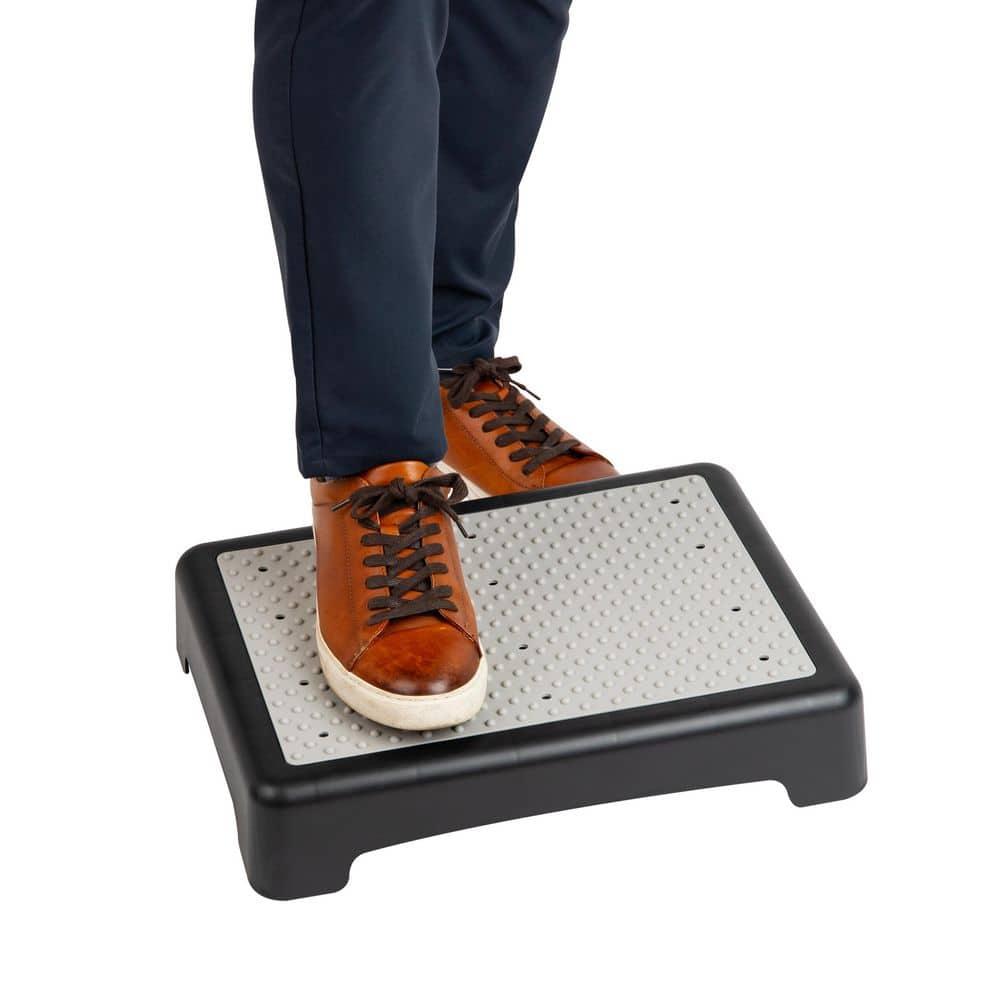 Mind Reader Mind Reader Platform Booster Step, Step Stool for Seniors, Indoor Outdoor, Riser, 15.75"L x 19.5"W x 3.75"H