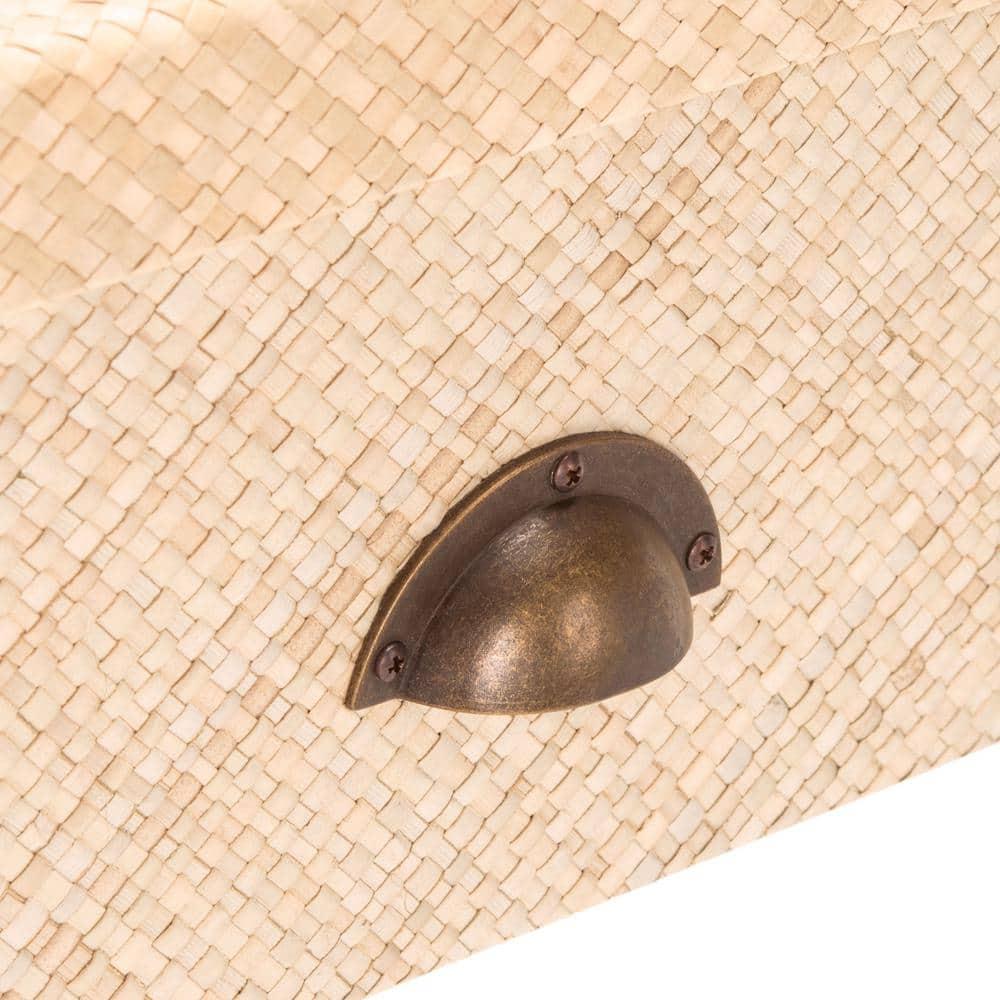 Apis Raffia Console Table - CNS6603A - Beige - Safavieh