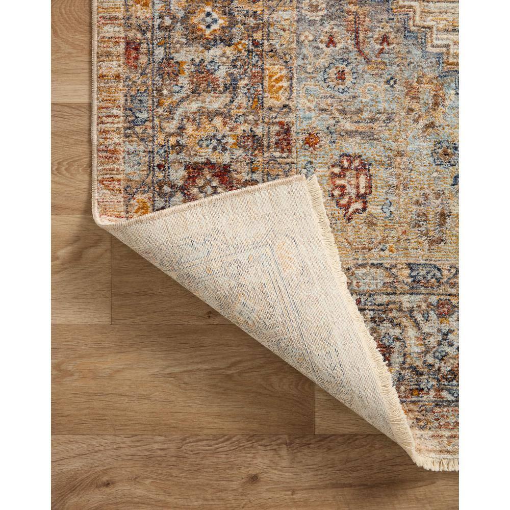 Loloi Rugs Sorrento Oriental Machine Made Power Loom Polyester Area Rug in Brown