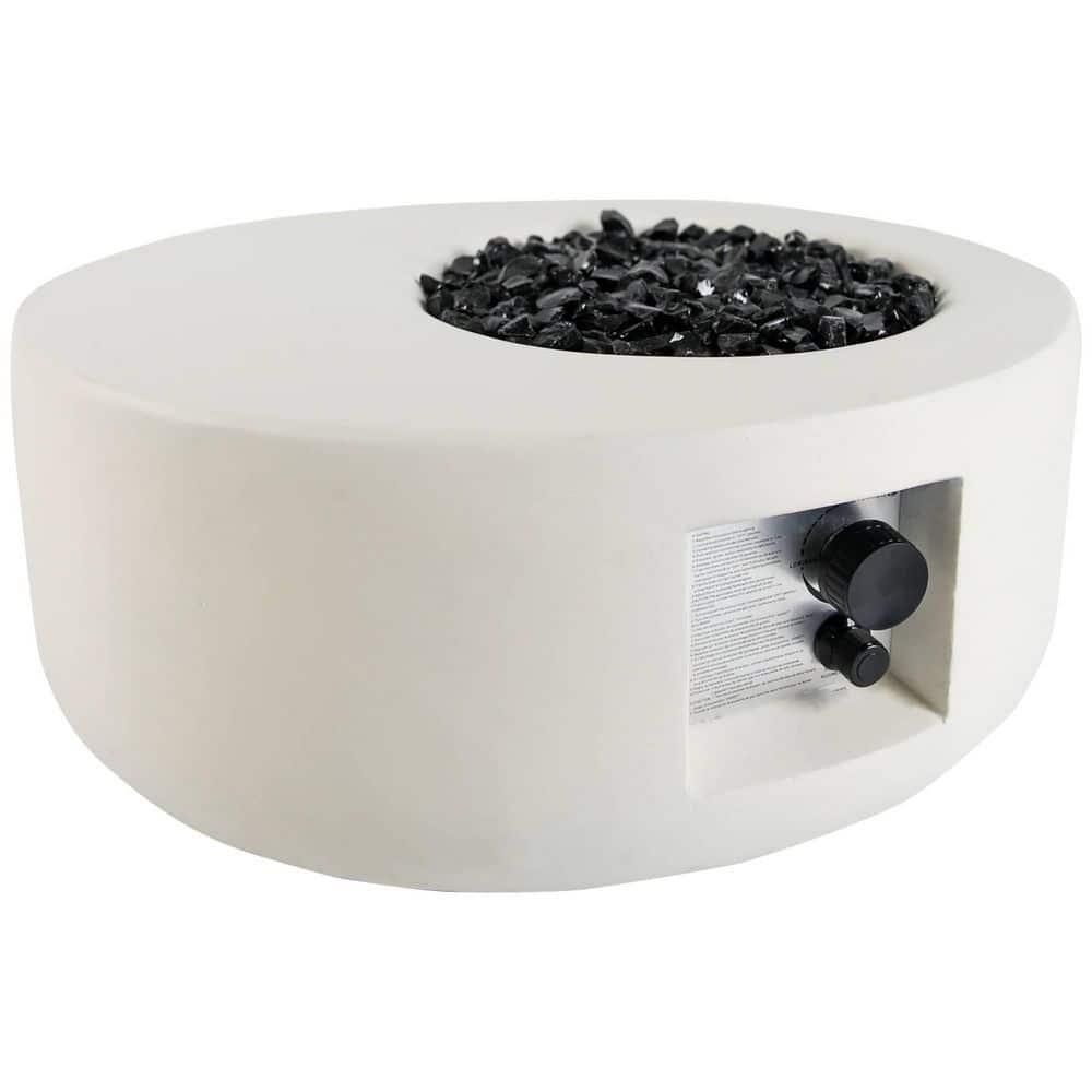 Bluegrass Living Bluegrass Living 26 Inch Carlisle MGO Propane Fire Pit Table Glass Beads & Cover-Model# HF26900AA