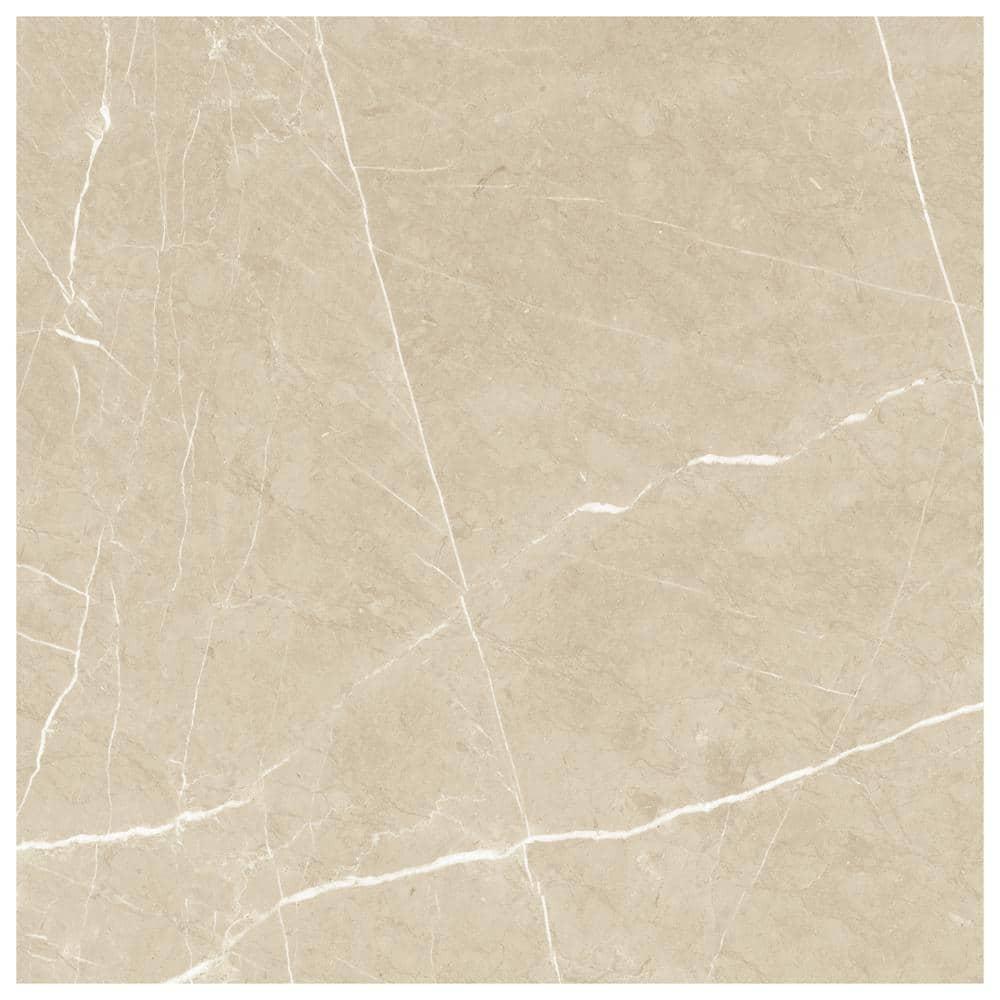 Signature 47.24 In. X 47.24 In. Marble Look Satin Porcelain Floor And Wall Tile (30.98 Sq. Ft. / Case)