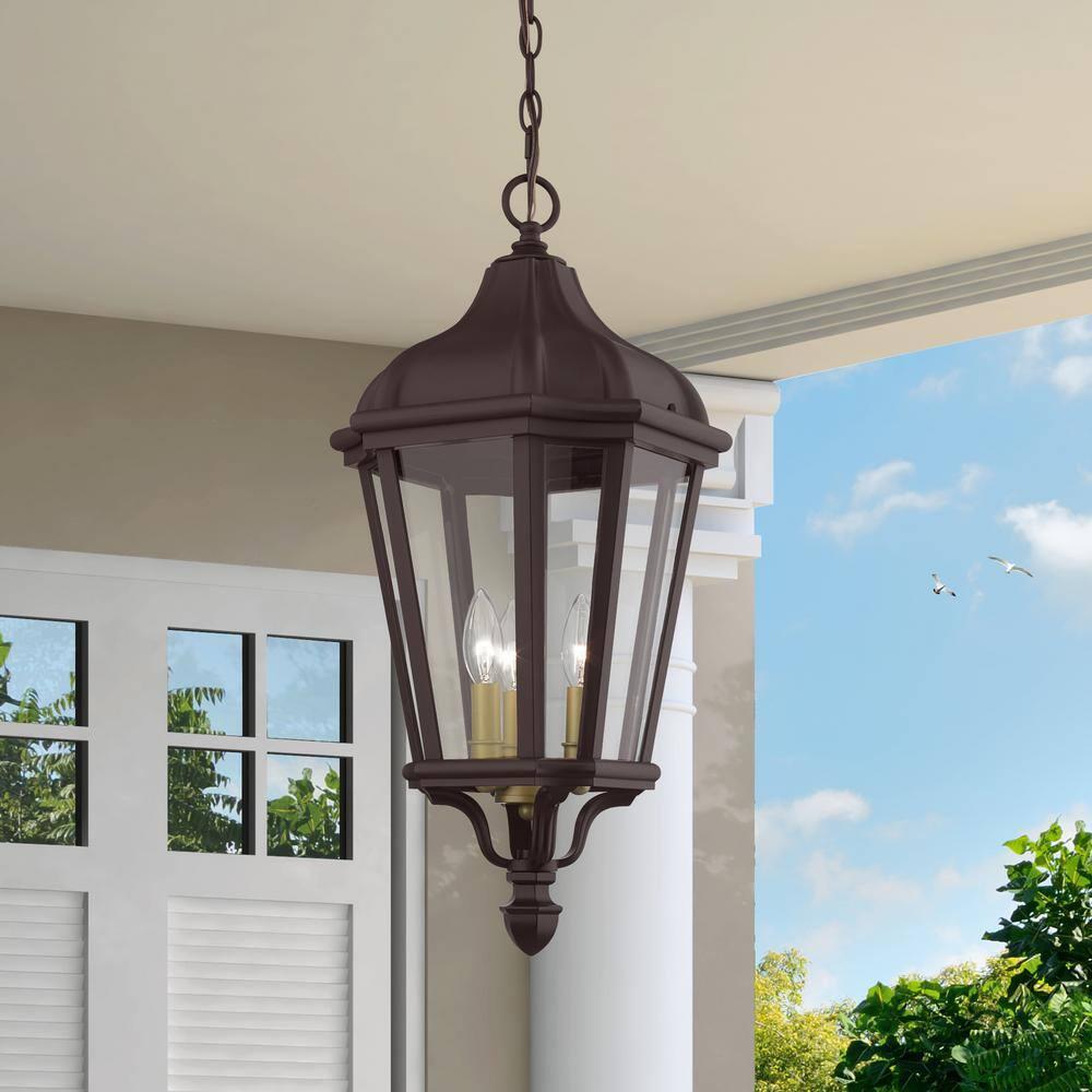 Livex Lighting Morgan 3 - Light Pendant in  Bronze