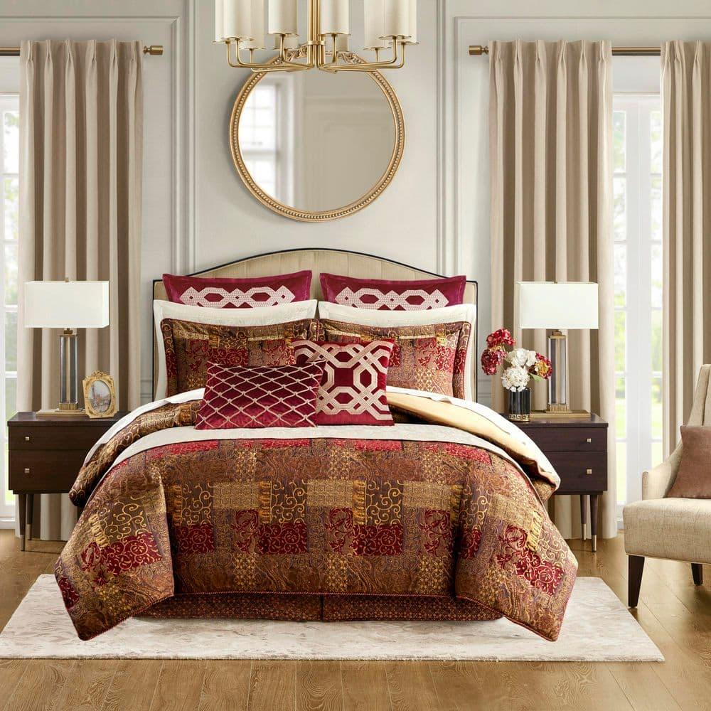 Croscill Croscill Galleria 4 Piece Chenille Jacquard Comforter Set