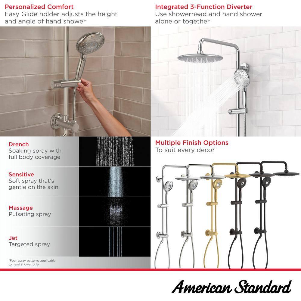 American Standard Exposed Yoke Wall-Mount Utility Faucet with Metal Lever Handles in Polished Chrome