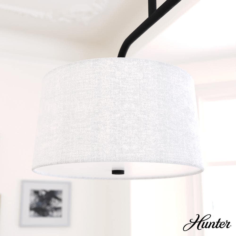 Hunter Fan Cottage Hill 4 - Light Linear Shaded Drum Pendant