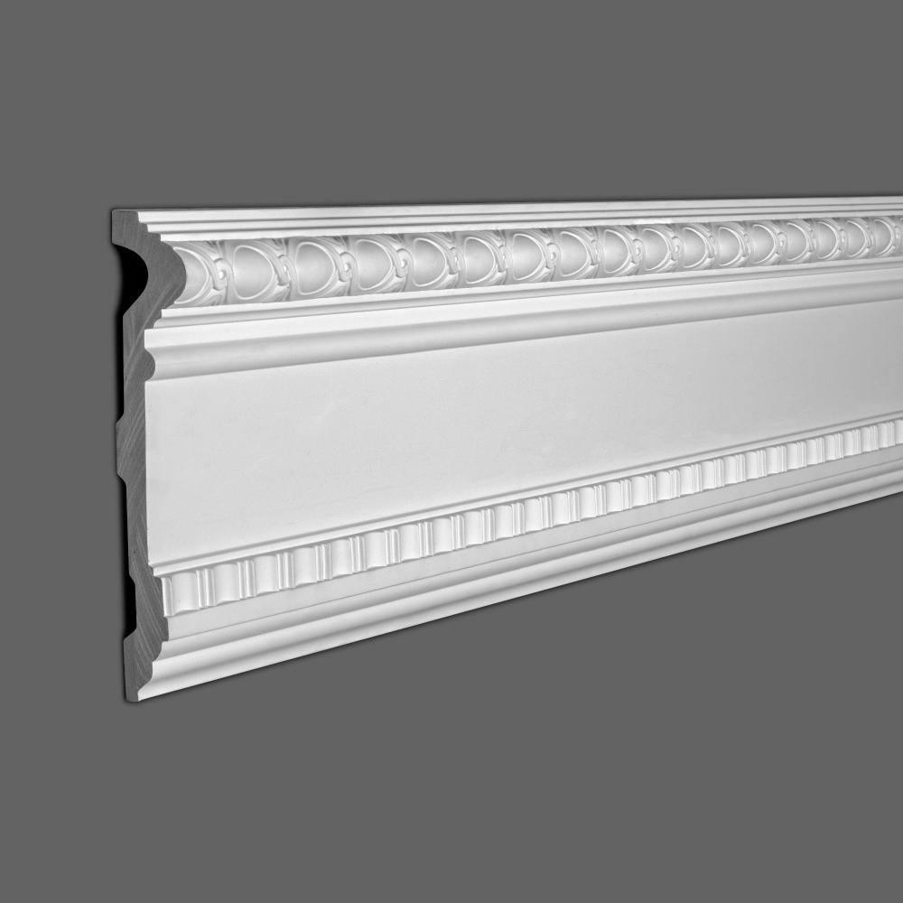 1-3/4 in x 9-3/8 in x 6 in Long Decorative Polyurethane Panel Molding Sample