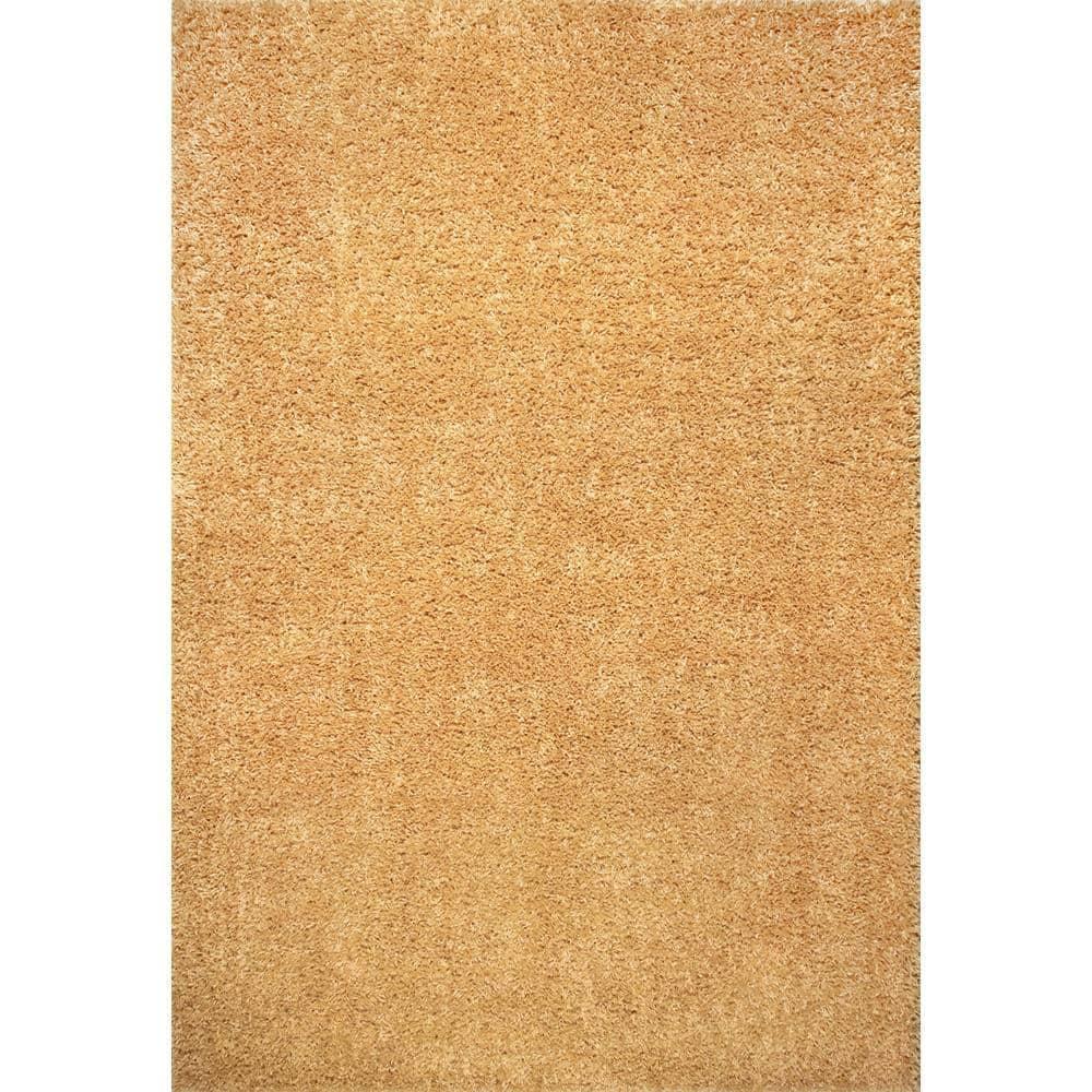 Nuloom Kara Solid 5x8 Shag Indoor Area Rug for Living Room Bedroom Dining Room Nursery, Yellow