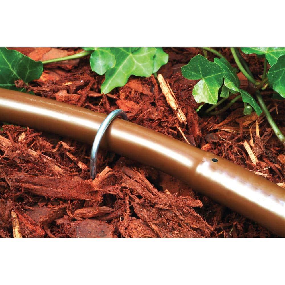 6-inch Galvanized Steel Drip Irrigation Stakes, 10-Pack