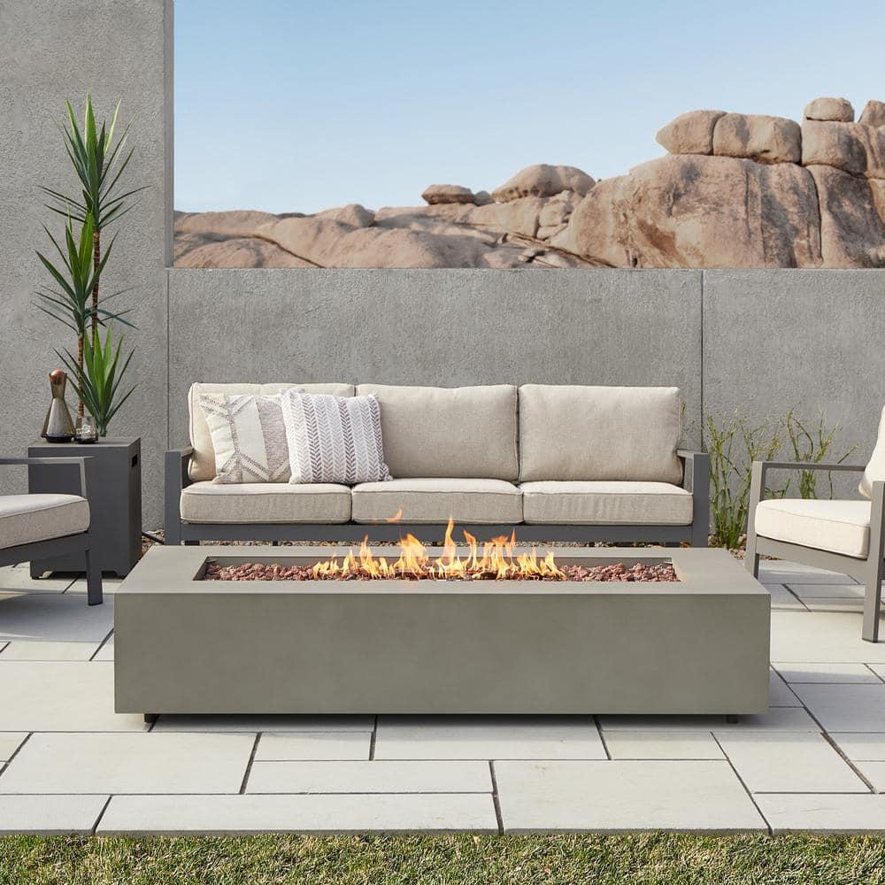 Real Flame AEGEAN Propane / Natural Gas Outdoor Fire Pit Table