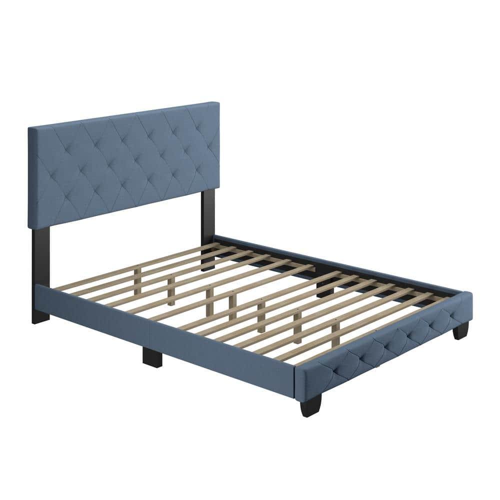 Boyd Sleep Boyd Sleep Chloe Linen Upholstered Bed Frame with Adjustable Headboard, Sturdy Wood Slat System, No Box Spring Required