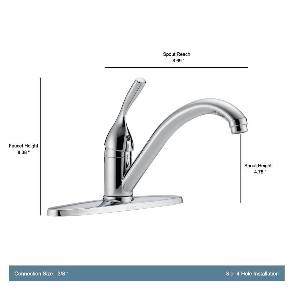 Classic Standard Single Handle Kitchen Faucet