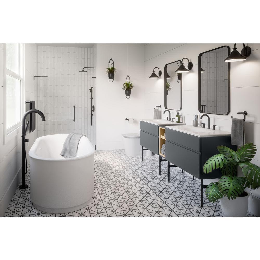 1 Handle Floor Tub Filler with Diverter