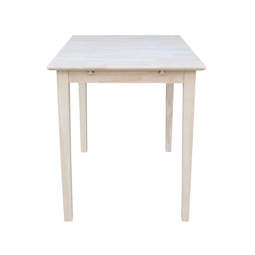 Counter Height Extendable Dining Table with Butterfly Leaf, Solid Wood - International Concepts