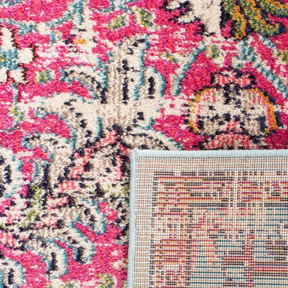 Madison MAD447 Power Loomed Indoor Area Rug - Fuchsia/Teal - 9'x12' - Safavieh