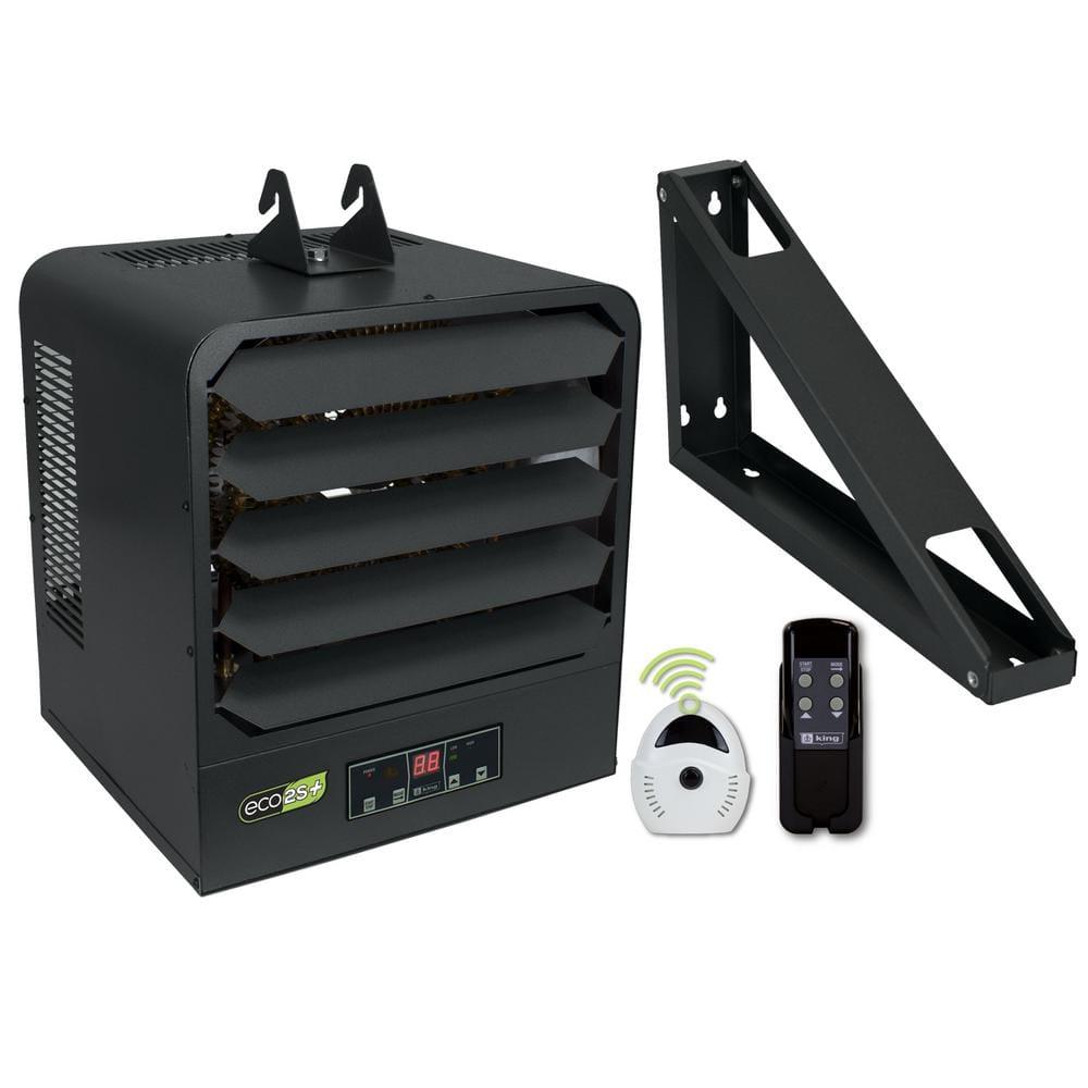 King Electric Electric Ceiling Mounted Space Heater with Adjustable Thermostat , Remote Included and with Digital Display