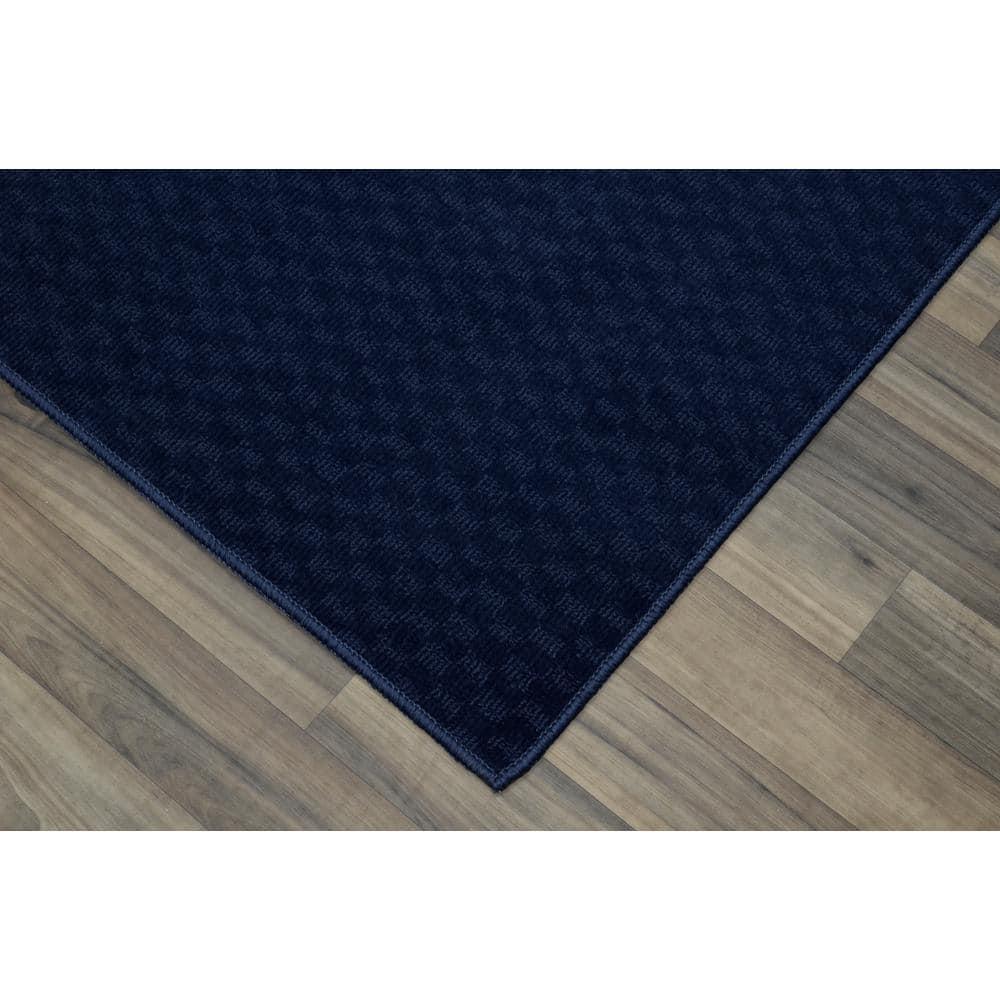 Garland Rug Medallion Navy Indoor Area Rug, 9' x 12'