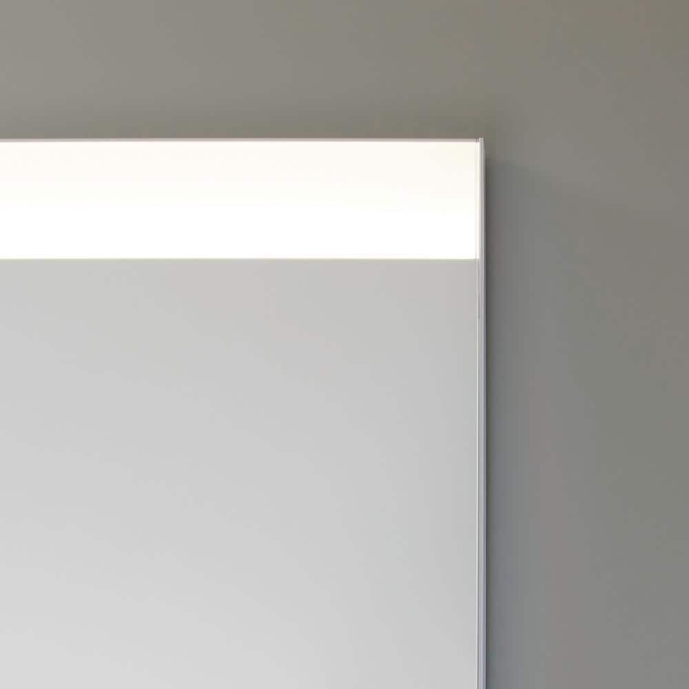 Surface Mount Frameless 1 Door Medicine Cabinet with 2 Shelves and LED Lighting