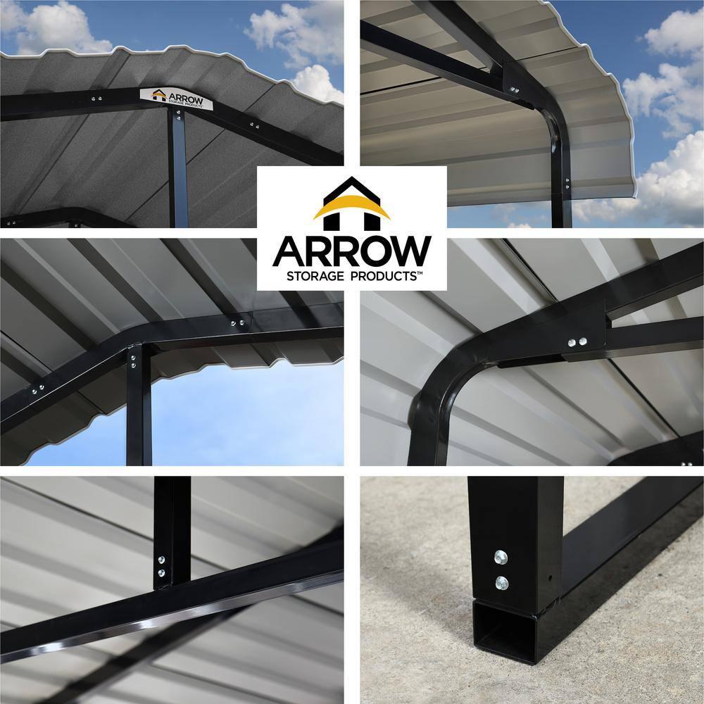 Arrow Arrow Carport, 20 ft. x 24 ft. x 9 ft.