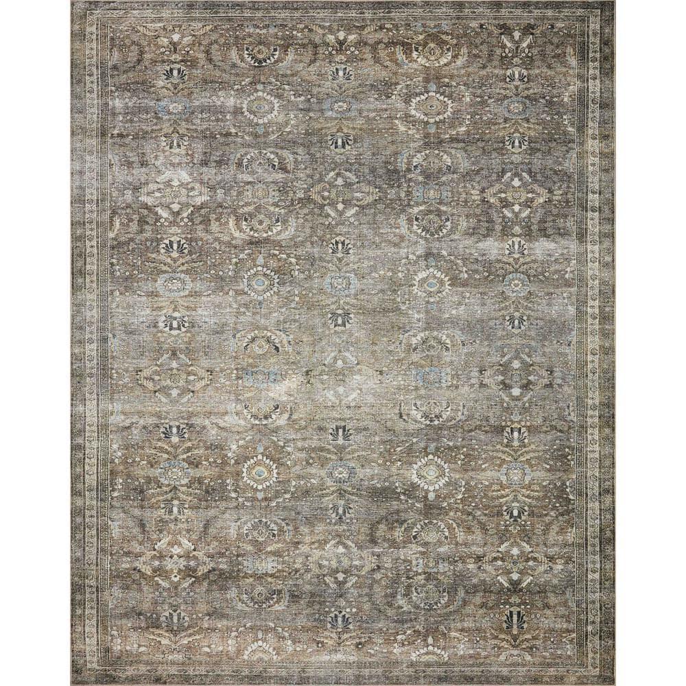 Layla Antique Moss Rectangular Polyester Area Rug