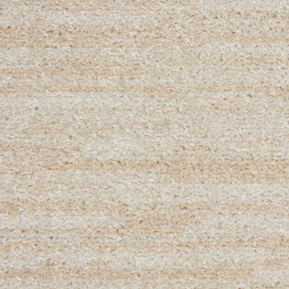 Nourison Essentials Easy Care Indoor Outdoor Area Rug - Ivory Beige 10' x Round