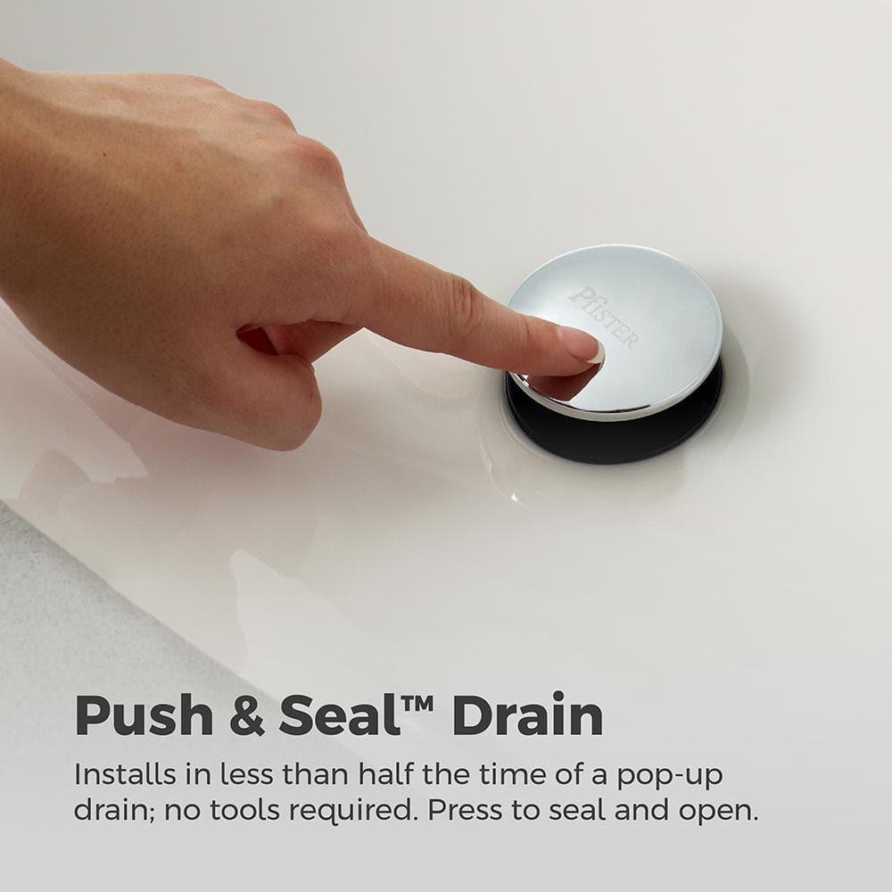 Pfister Willa Bathroom Sink Faucet, 8-Inch Widespread, 2-Handle, 3-Hole, NSF Certified, Polished Chrome Finish, LF049MALCC