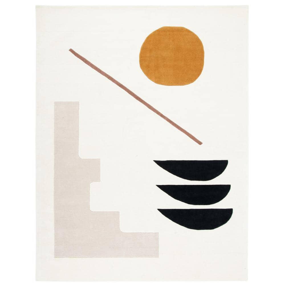 Fifth Avenue FTV115 Hand Tufted Area Rug - Ivory/Brown - 8'x10' - Safavieh.