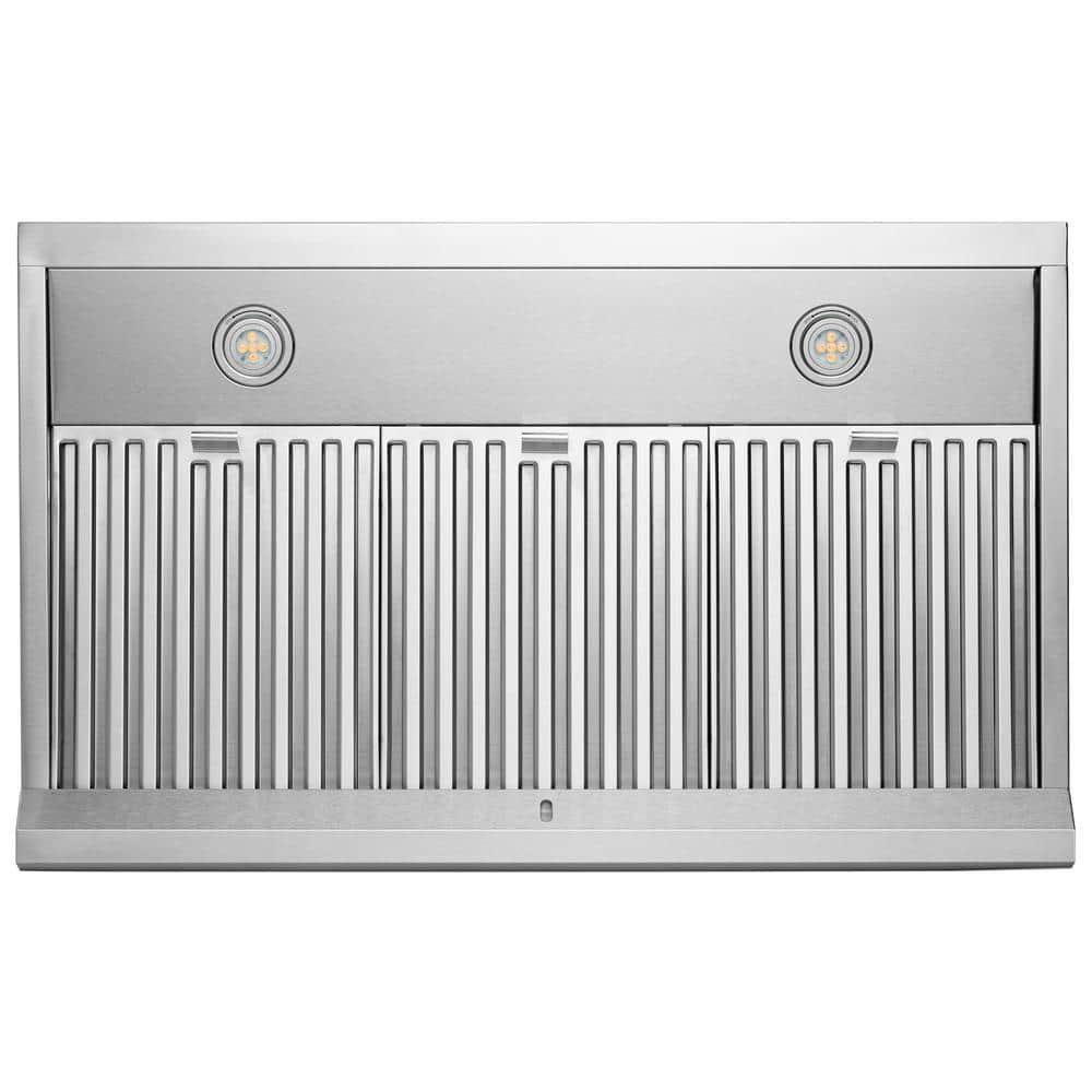Hauslane Hauslane Range Hood 30 Inch - Under Cabinet Range Hood 30" Stainless Steel Kitchen Hood, Vent Hood 30 Inches, Stove Vent Hood for Kitchen, Vent Hoods 30 Inch with LED - Chef Series PS18 UC-PS18BSS-36