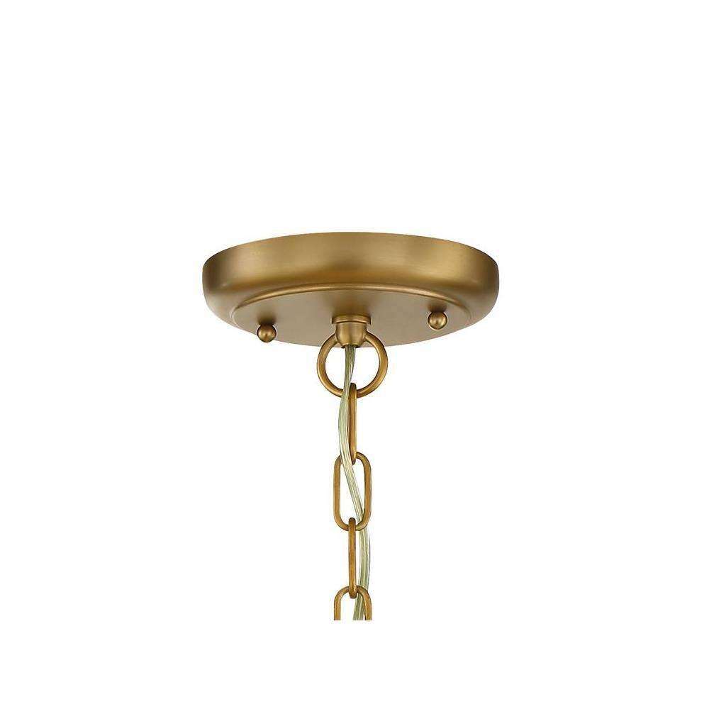 Crystorama Lighting Calypso 1 - Light Pendant in  Vibrant Gold