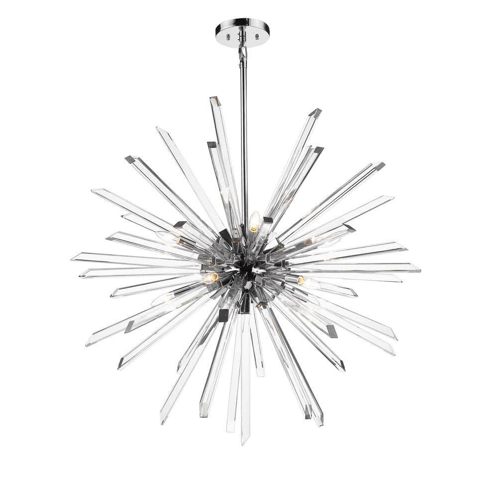 10 Light Chandelier In Modern Style 41.5 Inches Wide By 39 Inches High Z-Lite 4003-10Ch