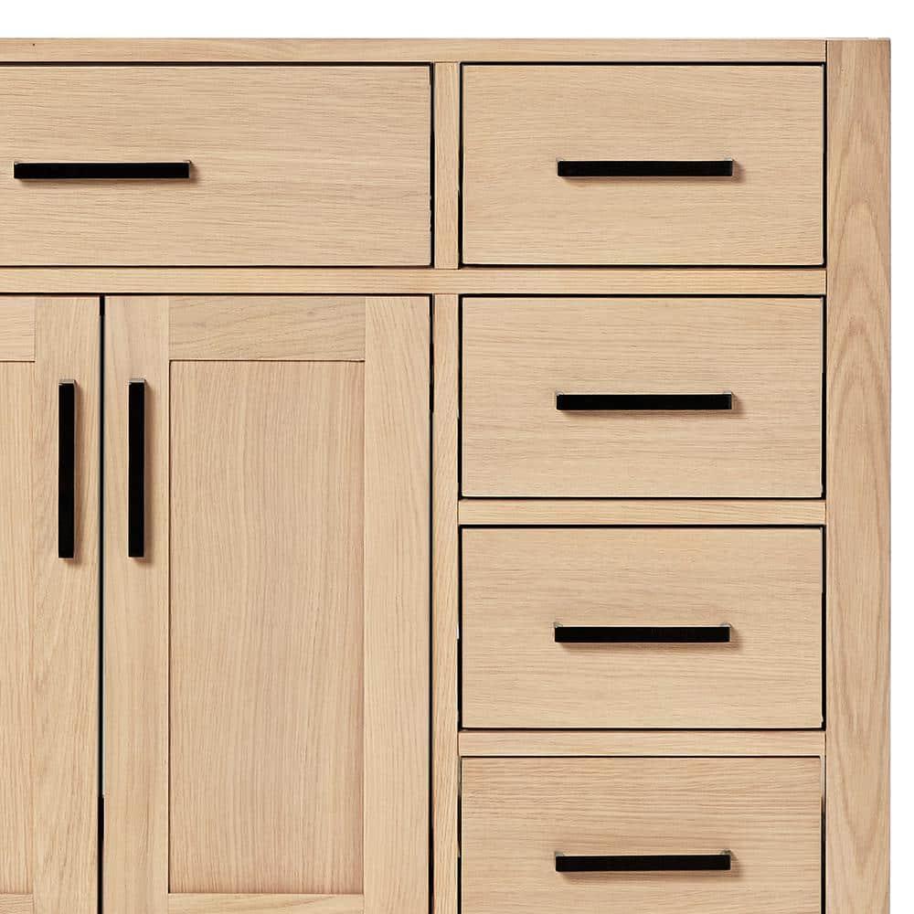 Hepburn 66 in. W x 21.5 in. D x 34.5 in. H Bath Vanity Cabinet without Top in Oak