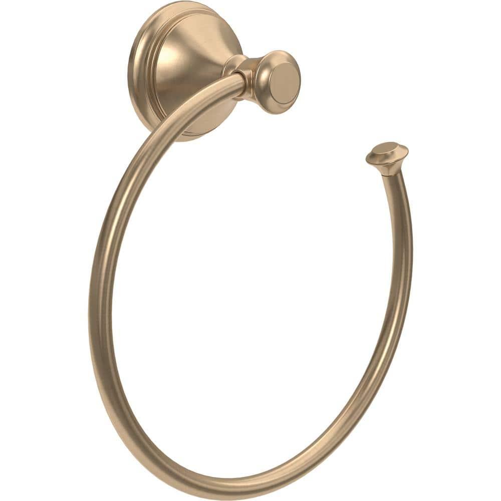 Cassidy Wall Mount Round Open Towel Ring Bath Hardware Accessory in Venetian Bronze