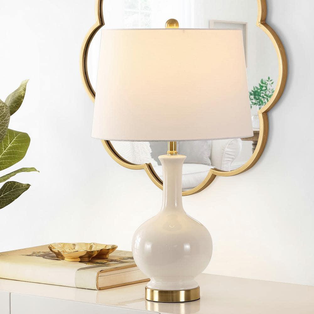 Bowie Table Lamp - 26 Inch Height - TBL4346 - Cream - Safavieh