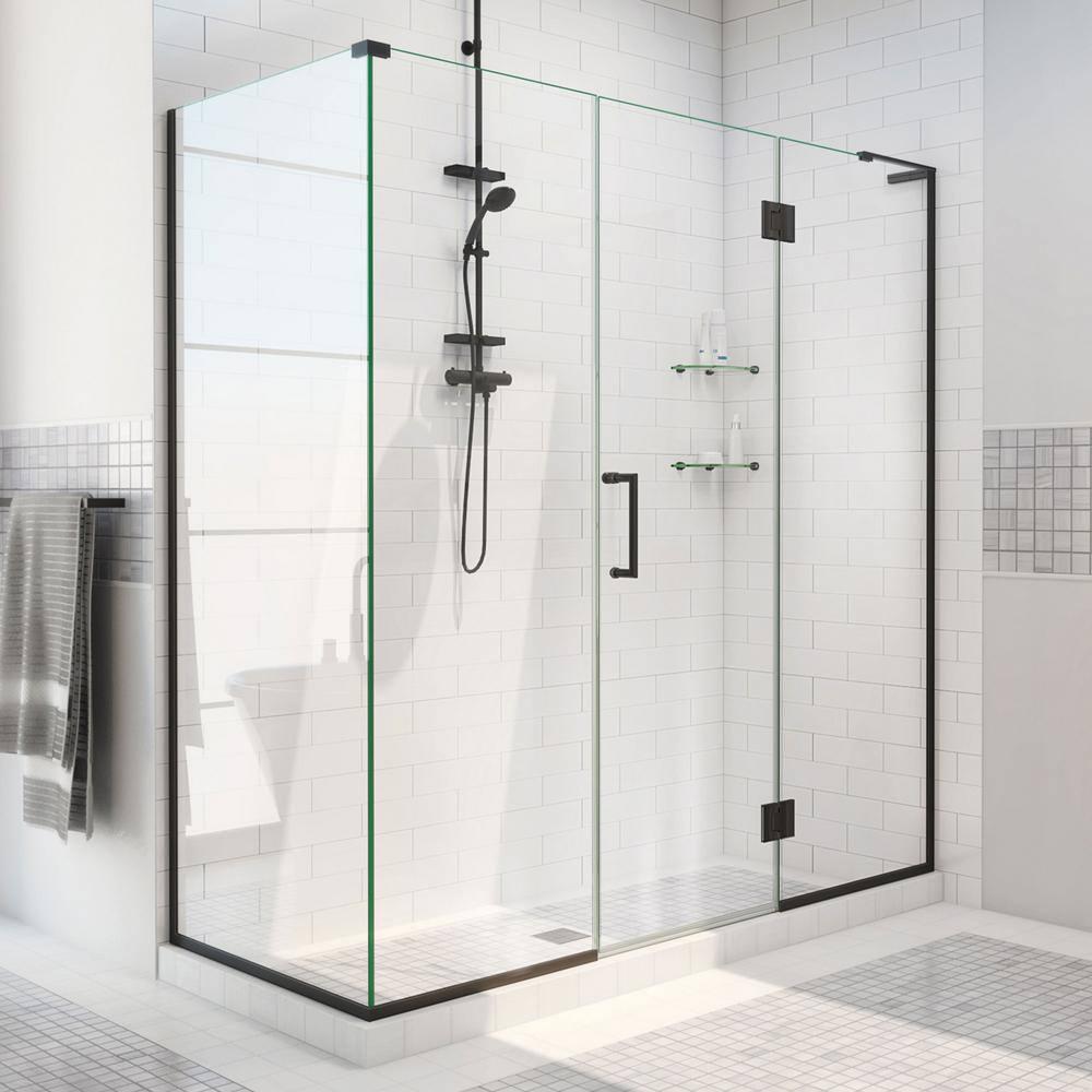 Unidoor-X 70.5" x 72" Rectangle Hinged Shower Enclosure
