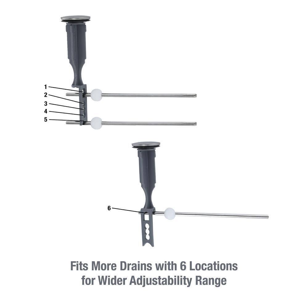 Danco Bathroom Pop-up Stopper Replacement for Pop-up Drain Assemblies in Brushed Nickel (11042)