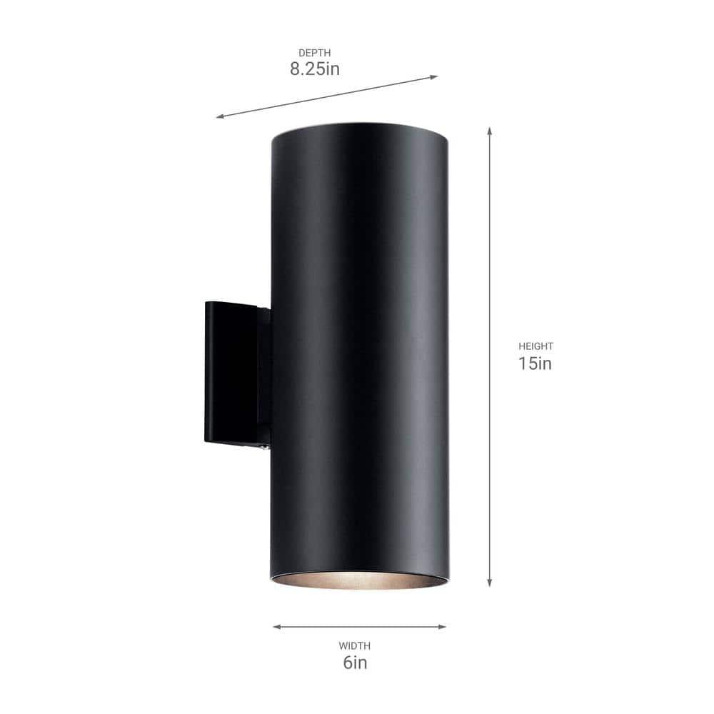 Kichler Lighting 2 - Light Wall Light in  Black