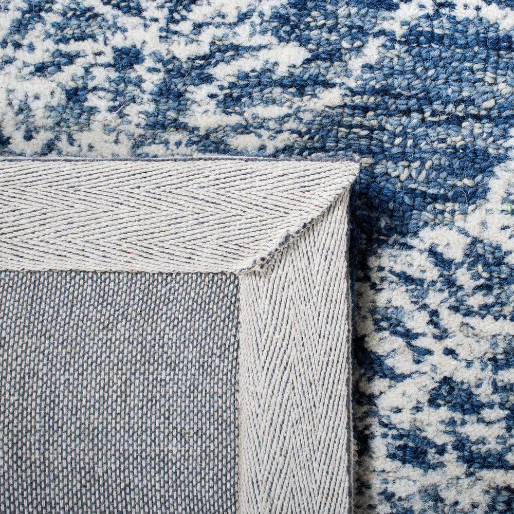 Metro MET806 Hand Tufted Indoor Area Rug - Natural/Blue - 8'x10' - Safavieh