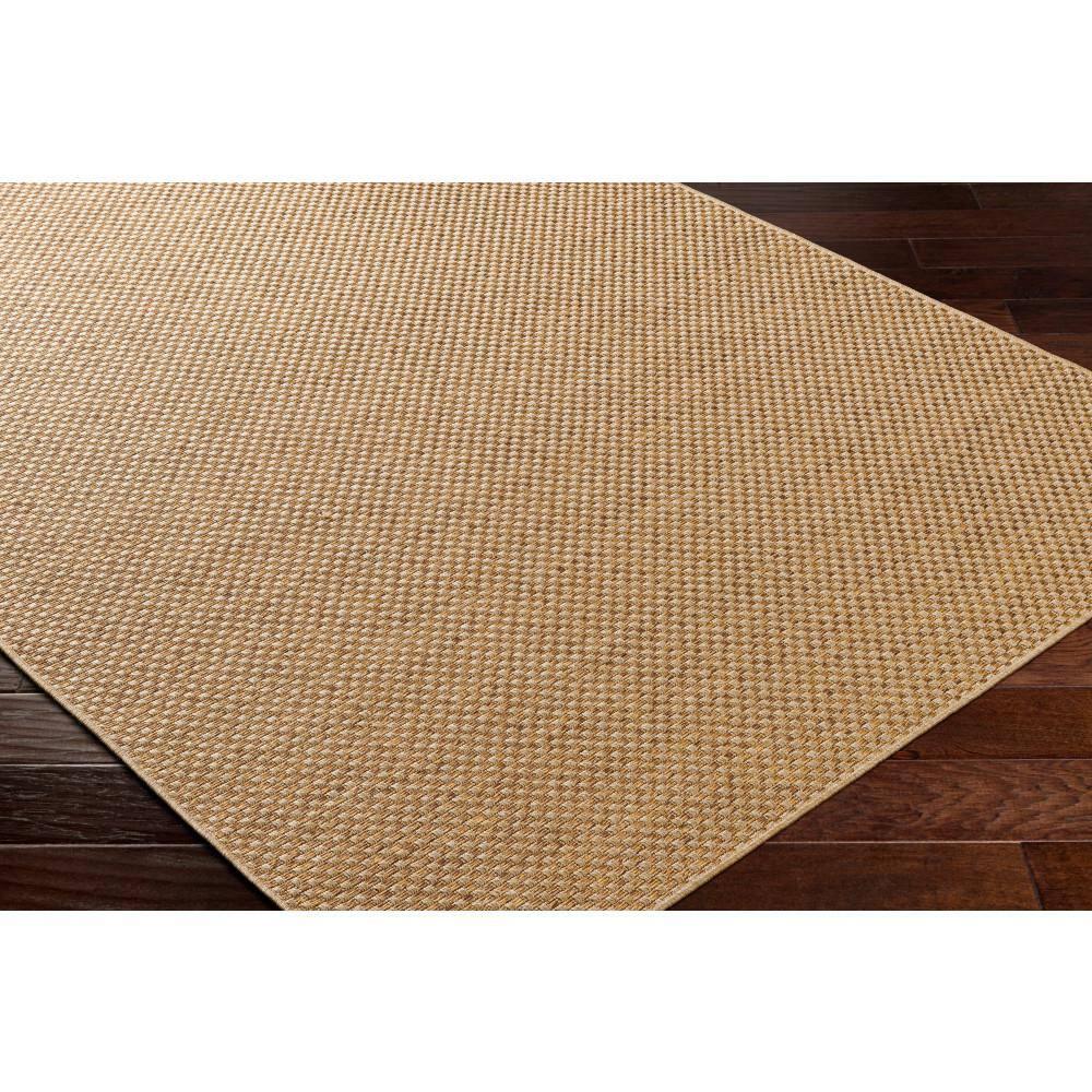 Pismo Beach Natural Tone Checker Weave 2'x3' Synthetic Area Rug
